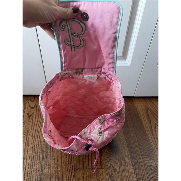 Stephen Joseph Quilted Backpack With “B” Embroidered On It - Picture 5 of 5